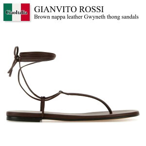 �y���ʌ���E�݌Ɍ���E�����ҏ����I�z �W�������B�g ���b�V / Gianvito Rossi Brown Nappa Leather Gwyneth Thong Sandals / G31714 05CUO NAP / G31714 05CUO NAP BROW / G3171405CUONAP / G3171405CUONAP BROW / G3171405CUONAPBROW / �T��