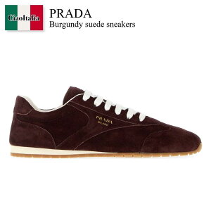 yʌE݌ɌEҏIz v_ / Prada Burgundy Suede Sneakers / 1E152O F0007 / 1E152O F020054 F0007 / 1E152OF020054 / 1E152OF020054 F0007 / 1E152OF020054F0007 / Xj[J[