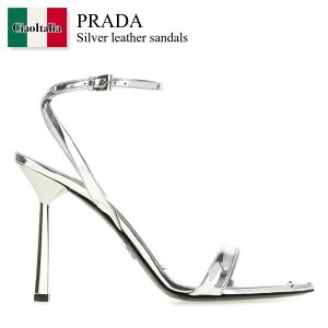 �y���ʌ���E�݌Ɍ���E�����ҏ����I�z �v���_ / Prada Silver Leather Sandals / 1X923M F0118 / 1X923M FD1003AU1 F0118 / 1X923MFD1003AU1 / 1X923MFD1003AU1 F0118 / 1X923MFD1003AU1F0118 / �T���_���E�~���[��