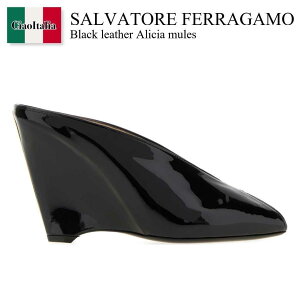 yʌE݌ɌEҏIz tFK / Salvatore Ferragamo Black Leather Alicia Mules / 01K874 787572 / 01K874 787572 NERBISNER / 01K874787572 / 01K874787572 NERBISNER / 01K874787572NERBISNER / T_E~[