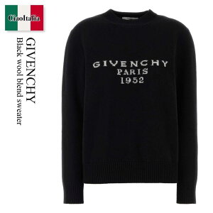 �y���ʌ���E�݌Ɍ���E�����ҏ����I�z �W�o���V�B / Givenchy Black Wool Blend Sweater / BW90VD4ZSN / BW90VD4ZSN 001 / BW90VD4ZSN001 / �j�b�g�E�Z�[�^�[