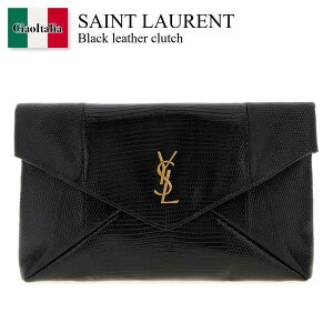 �y���ʌ���E�݌Ɍ���E�����ҏ����I�z �T�����[���� / ���΂� / �J�o�� / Saint Laurent Black Leather Clutch / 769307 EAA2I / 769307 EAA2I 1000 / 769307EAA2I / 769307EAA2I 1000 / 769307EAA2I1000 / �N���b�`�o�b�O