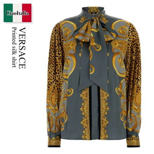 yʌE݌ɌEҏIz FT[`F / Versace Printed Silk Shirt / 10216 371A16262 / 10216 371A16262 5E700 / 10216371A16262 / 10216371A16262 5E700 / 10216371A162625E700 / uEXEVc
