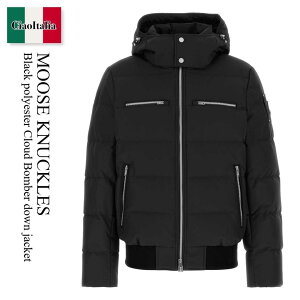 yʌE݌ɌEҏIz [XibN / Moose Knuckles Black Polyester Cloud Bomber Down Jacket / M35MB005S / M35MB005S 305 / M35MB005S305 / _EWPbg