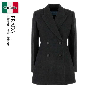 �y���ʌ���E�݌Ɍ���E�����ҏ����I�z �v���_ / Prada Charcoal Wool Blazer / P522PS F0308 / P522PS OOO15UW F0308 / P522PSOOO15UW / P522PSOOO15UW F0308 / P522PSOOO15UWF0308 / �W���P�b�g