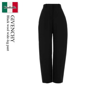 �y���ʌ���E�݌Ɍ���E�����ҏ����I�z �W�o���V�B / Givenchy Black Wool Wide-Leg Pant / BW517G15CT / BW517G15CT 001 / BW517G15CT001 / �p���c