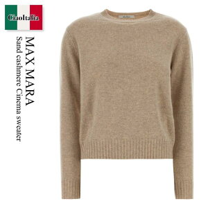 �y���ʌ���E�݌Ɍ���E�����ҏ����I�z �}�b�N�X�}�[�� / Max Mara Sand Cashmere Cinema Sweater / 252136 001 / 252136 6012600 001 / 2521366012600 / 2521366012600 001 / 2521366012600001 / �j�b�g�E�Z�[�^�[