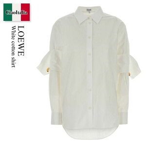 �y���ʌ���E�݌Ɍ���E�����ҏ����I�z ���G�x / Loewe White Cotton Shirt / S540Y05XC9 / S540Y05XC9 WHITE / S540Y05XC9WHITE / �u���E�X�E�V���c