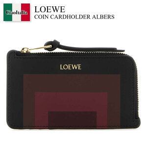 yʌE݌ɌEҏIz Gx / Loewe Coin Cardholder Albers / C643Z40XA7 / C643Z40XA7 BLACKBURGUNDY / C643Z40XA7BLACKBURGUNDY / J[hP[XEh