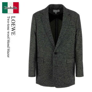 �y���ʌ���E�݌Ɍ���E�����ҏ����I�z ���G�x / Loewe Two-Tone Wool Blend Blazer / H526Y03WC1 / H526Y03WC1 BLACKWHITE / H526Y03WC1BLACKWHITE / �W���P�b�g���̑�