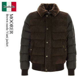 【数量限定・在庫限り・早い者勝ち！】 ムーレー / Moorer Brown Suede Viani Jacket / VIANIURL / VIANIURL MORO / VIANIURLMORO / ブルゾン
