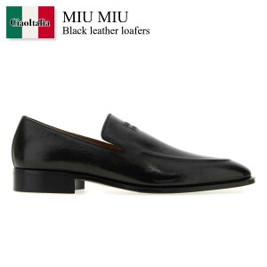 yʌE݌ɌEҏIz ~E~E / Miu Miu Black Leather Loafers / 5D545E F0002 / 5D545E FA020537 F0002 / 5D545EFA020537 / 5D545EFA020537 F0002 / 5D545EFA020537F0002 / [t@[EIbNXtH[h