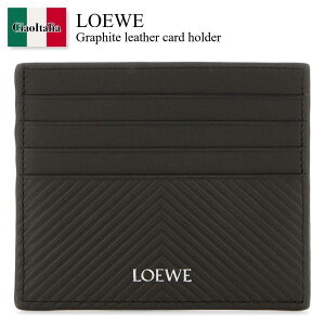 yʌE݌ɌEҏIz Gx / Loewe Graphite Leather Card Holder / C779W72X01 / C779W72X01 DARKGREY / C779W72X01DARKGREY / J[hP[XEh