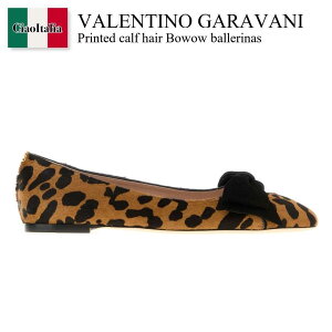 �y���ʌ���E�݌Ɍ���E�����ҏ����I�z �o�����`�m / Valentino Garavani Printed Calf Hair Bowow Ballerinas / 7W0S0MS0GZU / 7W0S0MS0GZU AB7 / 7W0S0MS0GZUAB7 / �o���G�V���[�Y