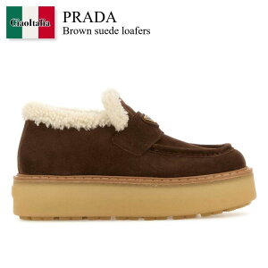 �y���ʌ���E�݌Ɍ���E�����ҏ����I�z �v���_ / Prada Brown Suede Loafers / 1D717N F0324 / 1D717N FZD50JFT F0324 / 1D717NFZD50JFT / 1D717NFZD50JFT F0324 / 1D717NFZD50JFTF0324 / ���[�t�@�[�E�I�b�N�X�t�H�[�h