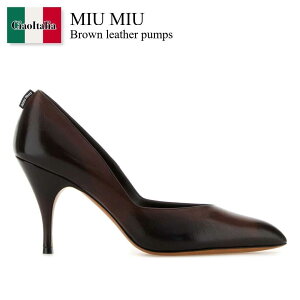 �y���ʌ���E�݌Ɍ���E�����ҏ����I�z �~���E�~���E / Miu Miu Brown Leather Pumps / 5I546E F0003 / 5I546E FA085537 F0003 / 5I546EFA085537 / 5I546EFA085537 F0003 / 5I546EFA085537F0003 / �p���v�X