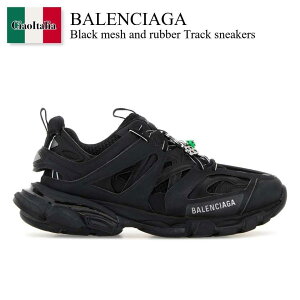 yʌE݌ɌEҏIz oVAK / Balenciaga Black Mesh And Rubber Track Sneakers / 542436 WTRCH / 542436 WTRCH 1000 / 542436WTRCH / 542436WTRCH 1000 / 542436WTRCH1000 / Xj[J[