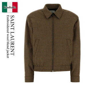 yʌE݌ɌEҏIz T[ / Saint Laurent Embroidered Wool Blend Jacket / 842873 YZ9CH / 842873 YZ9CH 9773 / 842873YZ9CH / 842873YZ9CH 9773 / 842873YZ9CH9773 / u]