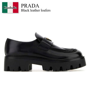 yʌE݌ɌEҏIz v_ / Prada Black Leather Loafers / 1D185O F0002 / 1D185O F050055 F0002 / 1D185OF050055 / 1D185OF050055 F0002 / 1D185OF050055F0002 / [t@[EIbNXtH[h