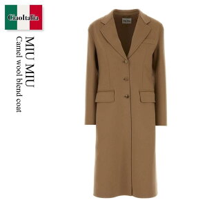 �y���ʌ���E�݌Ɍ���E�����ҏ����I�z �~���E�~���E / Miu Miu Camel Wool Blend Coat / MS2104 F0040 / MS2104 SOOO15Q8 F0040 / MS2104SOOO15Q8 / MS2104SOOO15Q8 F0040 / MS2104SOOO15Q8F0040 / �R�[�g