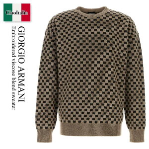 yʌE݌ɌEҏIz WWI A}[j / Giorgio Armani Embroidered Viscose Blend Sweater / GM00218 4AF20317 / GM00218 4AF20317 FC006 / GM002184AF20317 / GM002184AF20317 FC006 / GM002184AF20317FC006 / jb