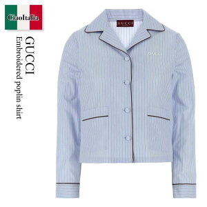 �y���ʌ���E�݌Ɍ���E�����ҏ����I�z �O�b�` / Gucci Embroidered Poplin Shirt / 818455 ZAPIU / 818455 ZAPIU 4305 / 818455ZAPIU / 818455ZAPIU 4305 / 818455ZAPIU4305 / �u���E�X�E�V���c