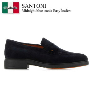 yʌE݌ɌEҏIz Tg[j / Santoni Midnight Blue Suede Easy Loafers / MGEO18964NEAXGEX / MGEO18964NEAXGEX U60 / MGEO18964NEAXGEXU60 / hXV[YEvCErWlXV[Y
