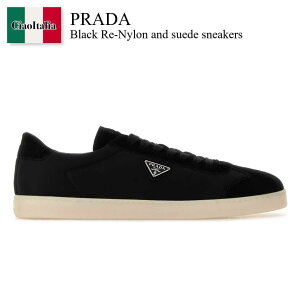 �y���ʌ���E�݌Ɍ���E�����ҏ����I�z �v���_ / Prada Black Re-Nylon And Suede Sneakers / 2EE454 F0632 / 2EE454 FG000D7C F0632 / 2EE454FG000D7C / 2EE454FG000D7C F0632 / 2EE454FG000D7CF0632 / �X�j�[�J�[