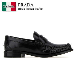 �y���ʌ���E�݌Ɍ���E�����ҏ����I�z �v���_ / Prada Black Leather Loafers / 1D199O F0002 / 1D199O F020P39 F0002 / 1D199OF020P39 / 1D199OF020P39 F0002 / 1D199OF020P39F0002 / ���[�t�@�[�E�I�b�N�X�t�H�[�h