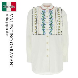�y���ʌ���E�݌Ɍ���E�����ҏ����I�z �o�����`�m / Valentino Garavani White Poplin Shirt / 6B3AB7855A6 / 6B3AB7855A6 K81 / 6B3AB7855A6K81 / �u���E�X�E�V���c