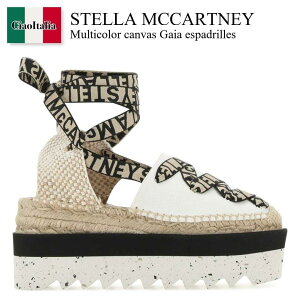 �y���ʌ���E�݌Ɍ���E�����ҏ����I�z �X�e���E�}�b�J�[�g�j�[ / Stella Mccartney Multicolor Canvas Gaia Espadrilles / 800159 N0222 / 800159 N0222 9007 / 800159N0222 / 800159N0222 9007 / 800159N02229007 / �t���b�g�V���[�Y