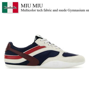 yʌE݌ɌEҏIz ~E~E / Miu Miu Multicolor Tech Fabric And Suede Gymnasium Sneakers / 5E428E F001Z / 5E428E FA00571L F001Z / 5E428EFA00571L / 5E428EFA00571L F001Z / 5E428EFA00571LF001Z / Xj[J[