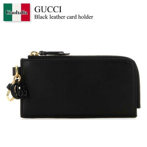 yʌE݌ɌEҏIz Ob` / Gucci Black Leather Card Holder / 847478 AAEVB / 847478 AAEVB 1000 / 847478AAEVB / 847478AAEVB 1000 / 847478AAEVB1000 / J[hP[XEh