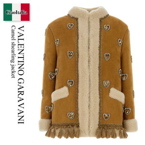 yʌE݌ɌEҏIz o`m / Valentino Garavani Camel Shearling Jacket / 7B3NB06D9FC / 7B3NB06D9FC 0BG / 7B3NB06D9FC0BG / [gEt@[R[g