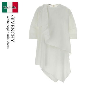 �y���ʌ���E�݌Ɍ���E�����ҏ����I�z �W�o���V�B / Givenchy White Poplin Mini Dress / BW22MH1634 / BW22MH1634 100 / BW22MH1634100 / �����s�[�X
