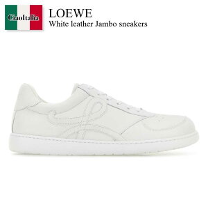 �y���ʌ���E�݌Ɍ���E�����ҏ����I�z ���G�x / Loewe White Leather Jambo Sneakers / M816282XBN / M816282XBN WHITE / M816282XBNWHITE / �X�j�[�J�[