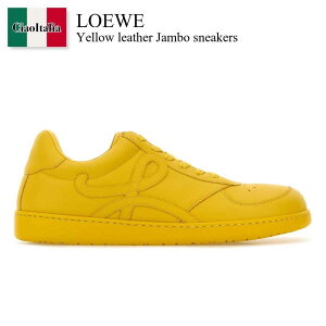 �y���ʌ���E�݌Ɍ���E�����ҏ����I�z ���G�x / Loewe Yellow Leather Jambo Sneakers / M816282XBN / M816282XBN SUNFLOWER / M816282XBNSUNFLOWER / �X�j�[�J�[
