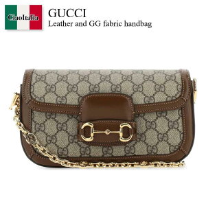 �y���ʌ���E�݌Ɍ���E�����ҏ����I�z �O�b�` / ���΂� / �J�o�� / Gucci Leather And Gg Fabric Handbag / 735178 92TCG / 735178 92TCG 8563 / 73517892TCG / 73517892TCG 8563 / 73517892TCG8563 / �V�����_�[�o�b�O�E�|�V�F�b