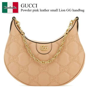 �y���ʌ���E�݌Ɍ���E�����ҏ����I�z �O�b�` / ���΂� / �J�o�� / Gucci Powder Pink Leather Small Lion Gg Handbag / 739709 UM8HG / 739709 UM8HG 5943 / 739709UM8HG / 739709UM8HG 5943 / 739709UM8HG5943 / �V�����_�[�o�b�O�E