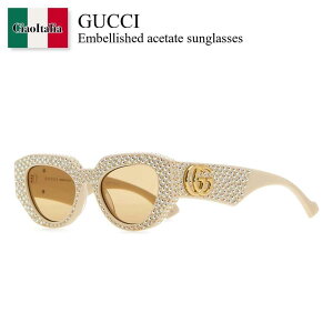 �y���ʌ���E�݌Ɍ���E�����ҏ����I�z �O�b�` / Gucci Embellished Acetate Sunglasses / 755250 J0741 / 755250 J0741 9223 / 755250J0741 / 755250J0741 9223 / 755250J07419223 / �T���O���X