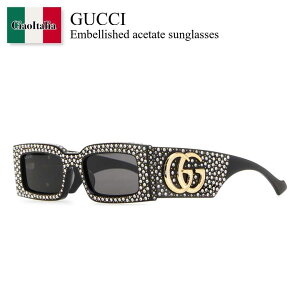 �y���ʌ���E�݌Ɍ���E�����ҏ����I�z �O�b�` / Gucci Embellished Acetate Sunglasses / 755254 J0741 / 755254 J0741 1012 / 755254J0741 / 755254J0741 1012 / 755254J07411012 / �T���O���X