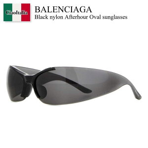 yʌE݌ɌEҏIz oVAK / Balenciaga Black Nylon Afterhour Oval Sunglasses / 837796 T0007 / 837796 T0007 1000 / 837796T0007 / 837796T0007 1000 / 837796T00071000 / TOX