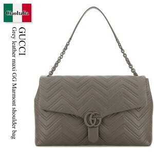 �y���ʌ���E�݌Ɍ���E�����ҏ����I�z �O�b�` / ���΂� / �J�o�� / Gucci Grey Leather Maxi Gg Marmont Shoulder Bag / 850653 AAFS1 / 850653 AAFS1 1242 / 850653AAFS1 / 850653AAFS1 1242 / 850653AAFS11242 / �V�����_�[�o�b�O�E