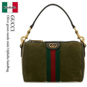 �y���ʌ���E�݌Ɍ���E�����ҏ����I�z �O�b�` / ���΂� / �J�o�� / Gucci Olive Green Suede Mini Ophidia Handbag / 846869 AAE1D / 846869 AAE1D 3055 / 846869AAE1D / 846869AAE1D 3055 / 846869AAE1D3055 / �V�����_�[�o�b�O