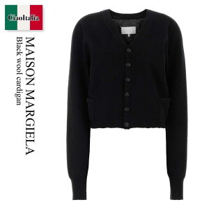 �y���ʌ���E�݌Ɍ���E�����ҏ����I�z ���]�� �}���W�F�� / Maison Margiela Black Wool Cardigan / S29HP0040 M13178 / S29HP0040 M13178 900 / S29HP0040M13178 / S29HP0040M13178 900 / S29HP0040M13178900 / �J�[�f�B�K��