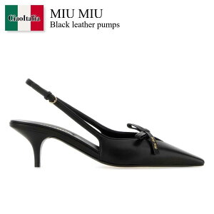 �y���ʌ���E�݌Ɍ���E�����ҏ����I�z �~���E�~���E / Miu Miu Black Leather Pumps / 5I474E F0002 / 5I474E F05579N F0002 / 5I474EF05579N / 5I474EF05579N F0002 / 5I474EF05579NF0002 / �p���v�X