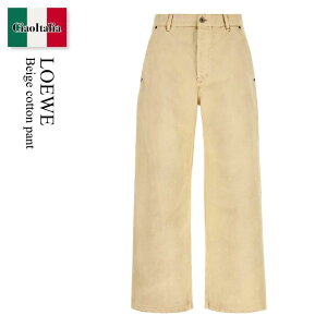 �y���ʌ���E�݌Ɍ���E�����ҏ����I�z ���G�x / Loewe Beige Cotton Pant / H526Y04WI8 / H526Y04WI8 BEIGE / H526Y04WI8BEIGE / �p���c�E�{�g���X���̑�