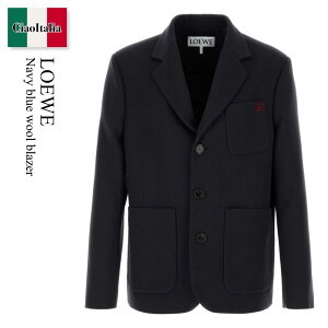 �y���ʌ���E�݌Ɍ���E�����ҏ����I�z ���G�x / Loewe Navy Blue Wool Blazer / H526Y03WCW / H526Y03WCW DARKNAVYBLUE / H526Y03WCWDARKNAVYBLUE / �W���P�b�g���̑�