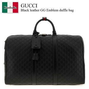 �y���ʌ���E�݌Ɍ���E�����ҏ����I�z �O�b�` / ���΂� / �J�o�� / Gucci Black Leather Gg Emblem Duffle Bag / 850216 AAFOM / 850216 AAFOM 1053 / 850216AAFOM / 850216AAFOM 1053 / 850216AAFOM1053 / �{�X�g���o�b�O