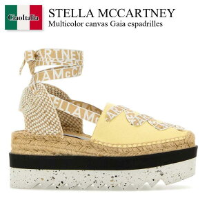 �y���ʌ���E�݌Ɍ���E�����ҏ����I�z �X�e���E�}�b�J�[�g�j�[ / Stella Mccartney Multicolor Canvas Gaia Espadrilles / 800159 N0222 / 800159 N0222 7250 / 800159N0222 / 800159N0222 7250 / 800159N02227250 / �t���b�g�V���[�Y